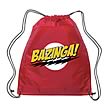 Big Bang Theory Bazinga! Red Drawstring Bag